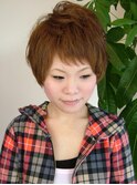 清潔感とヌケ感が魅力の元気ショートボブ