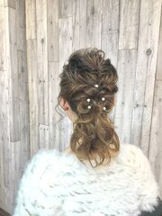 結婚式やパーティー イベントでのヘアーセット