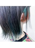 ロックンロールターコイズ×オレンジ