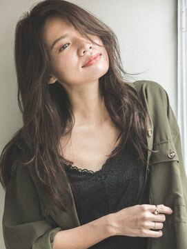 カッファ 東銀座(CUFFA) 【CUFFA】毛先パーマ大人ロング黒髪美髪東銀座築地新富町