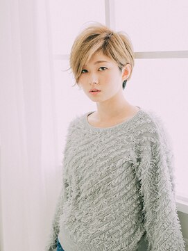 アラワラブルー(arrawarra blue) ソフトアシメショート/20代/30代/40代/50代/倉敷/白楽町