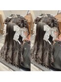 ハーフツインおだんご[ヘアセット]★