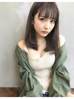 エイミー 布施店(eimee)&nbsp;小顔ミディアムフェザーバンクベージュ[布施駅/布施西北口]