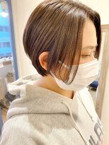 メルト 吉祥寺(melt)&nbsp;【宮本大輔】前下がり ショート 大人可愛い 人気 グレージュ