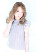 ハーフモデル風、ココアブラウンアッシュ