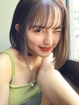 ブラン 栄(Blanc)&nbsp;【Blanc】インナーカラー＿前下がりショート5175