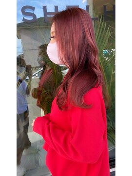 シェルハ(SHELHA) 暖色系赤系カラーピンクベージュ