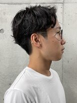 フイ 代々木(Hui)&nbsp;メンズ/アップバング/ツーブロックマッシュ/束感ショート/波巻き