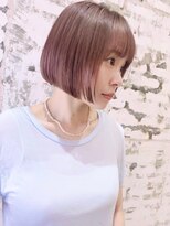 ヴィークス ヘア(vicus hair)&nbsp;ピンクベージュ×ミニボブ［vicushair］