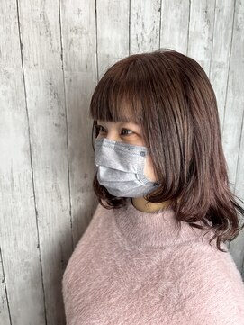 ビューティドレッセヤマノ 池袋パルコ(Beauty Dresse YAMANO) 【ボブ】伸ばしかけピンクヴァイオレット