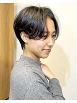 イオエ(ioe)&nbsp;イメチェン/外ハネボブ/ワイドバング/ブルーブラック/美髪