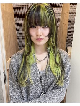 アリートウキョウ(ALLY TOKYO) 中性ウルフレイヤーカットロングウルフカット姫カット姫ウルフ