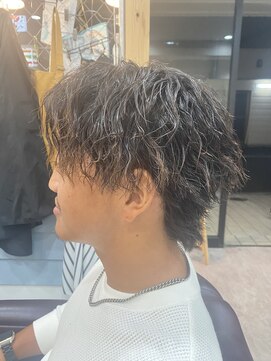 スウェル 船橋店(Swell) ハイライト/マッシュパーマ/束感/波巻き/メンズ2