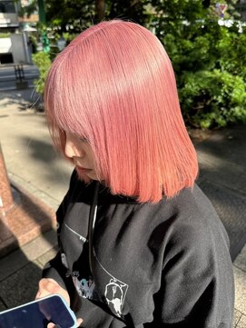 ベレーザ 渋谷(BELEZA) 7602ニュアンスカラーカシスレッド艶髪韓国タンバルモリボブ