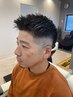 メンズカット＋シャンプー＋眉カット￥5,500→￥5,300