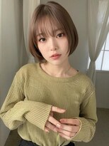 レビジュヘアー 桂店(LEVIJU HAIR)&nbsp;大人可愛い20代30代40代小顔ウルフレイヤーボブ丸みショートボブ