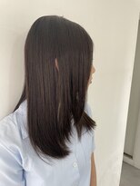 2195ヘアー 世田谷代田(2195hair)&nbsp;地毛風カラー/地毛風ストレート/黒髪ロング/縮毛矯正/髪質改善