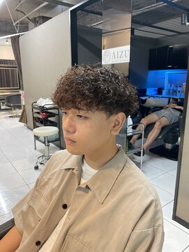 アイズ 海老名(AIZU) 波巻きパーマ　波巻きスパイラルパーマ　メンズパーマ　海老名