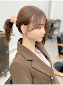 韓国前髪顔周り×フェイスレイヤー　　美髪/丸型卵型