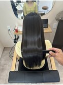 ブルージュネイビーカラー_艶髪ロングレイヤーカット_462