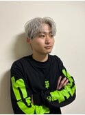 【riki_hair】センターパートsmoky gray