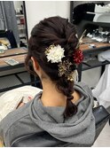 【chome】着物ヘア 卒業式 成人式