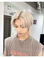 メンズペレ 渋谷(MEN'S PELE)&nbsp;ニュアンスパーマ/韓国マッシュ/スパイキーショート/渋谷