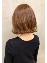 ロゼ 石橋(Rose)&nbsp;【ROSE】艶オレンジブラウン＿ボブ＿髪質改善ボブ