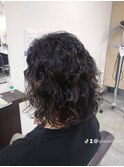 ミディアムパーマ