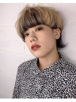 キジ(KIJI)&nbsp;刈り上げショート/刈り上げマッシュウルフ/アウターカラー