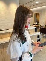 ペレ(pele)&nbsp;オリーブベージュ　イルミナカラー　ハイトーンベージュ　ロング