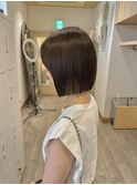 切りっぱなしボブ