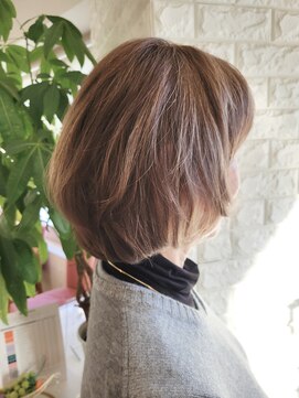 松本平太郎美容室 国立店 30代40代50代60代×グラレイヤー×イノアカラー×ハイライト