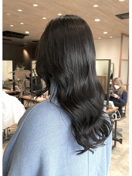 ミューズ バイ ケンジ(MUSE by KENJE) 地毛風カラー/ブルーブラック/シルバーブラック