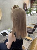 シフォンベージュ/ハイトーン/ケアブリーチ/恵比寿/代官山