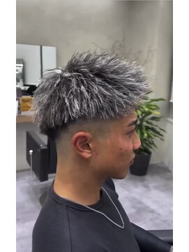 ルースト 京都河原町店(ROOST) 白メッシュ×ツイスト