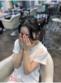 猫耳ヘア