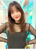 韓国風レイヤー　ハッシュカット　