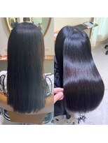 ゴカンムード(Gokan mood)&nbsp;髪質改善縮毛矯正ハイライトダブルカラーショートカット30代40代