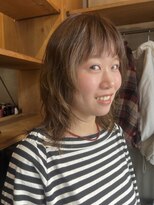 ネロ ヘアサロン 渋谷(NERO HAIR SALON)&nbsp;【加藤木麻彩】レイヤーカット/透明感カラー