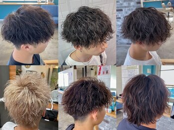 オフザリップ オーシャン(off the Lip ocean)の写真/【メンズパーマならお任せ】無造作な動きで「こなれ感」を演出。朝のセットも簡単に決まるスタイルへ。