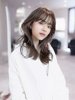 イルハバナ 渋谷(ill HAVANA)&nbsp;ミディアムレイヤーカット×ダークブラウン/前髪カタログ