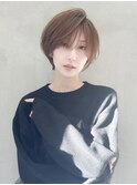 大人ガーリー/ダークアッシュ/似合わせ/レイヤーショート☆245