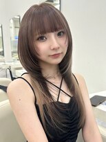 アイトーキョーエス 渋谷(AI TOKYO S)&nbsp;着物ヘア/大人ガーリー/ダークアッシュ/似合わせカット/渋谷