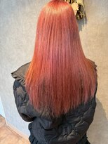 パーミル ヘア クマモト(permille ‰ hair Kumamoto)&nbsp;コーラルピンク×オレンジ