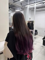 アライブ ハラジュク(ALIVE harajuku) ブリーチインナーバレイヤージュグラデーションカラー夕貴