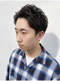 20代30代40代メンズアップバング清潔感爽やかビジカジ