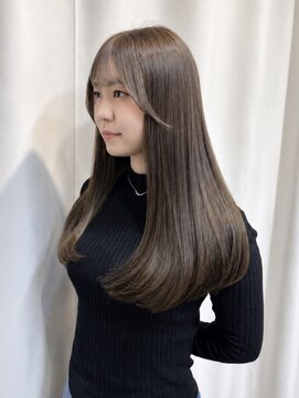 メイクス 町田(MAYKS) 縮毛矯正×ヘーゼルベージュ