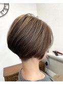 ☆ちょい刈り上げショートボブ☆