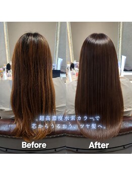 ププ(PuPu)の写真/高濃度水素カラーでエイジングケアを◎髪の潤い守りエイジング予防を目指す贅沢サロン☆